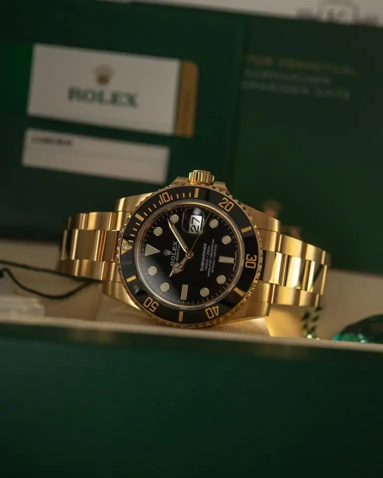 Rolex 116618LN Yellow Gold - Full Set - 2018