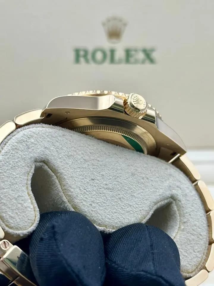 Rolex Submariner Date Full Gold Blusey Blue Dial