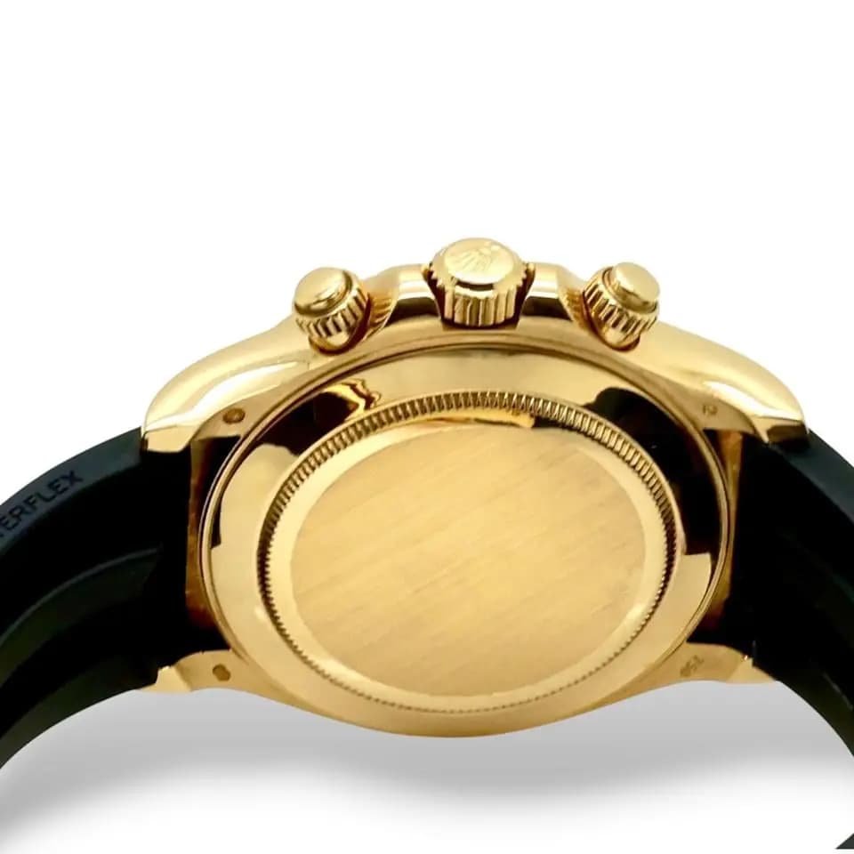Rolex Daytona Cosmograph Yellow Gold Oysterflex "Eye Of The Tiger" AM Setting 116518LN 116588TBR