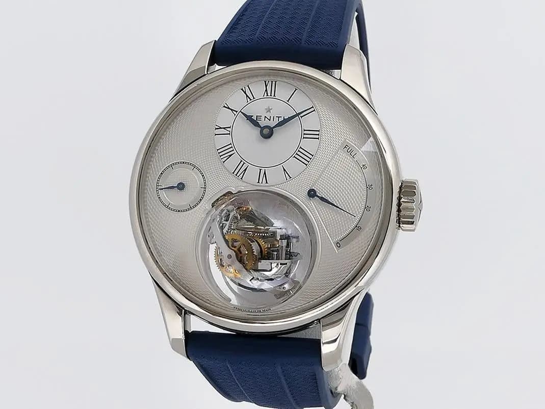 Zenith Academy Christophe Colomb 65.2210.8804/01.C630 "gyroscopic"Zero-Gravity" 18k White Gold LTD 25pc