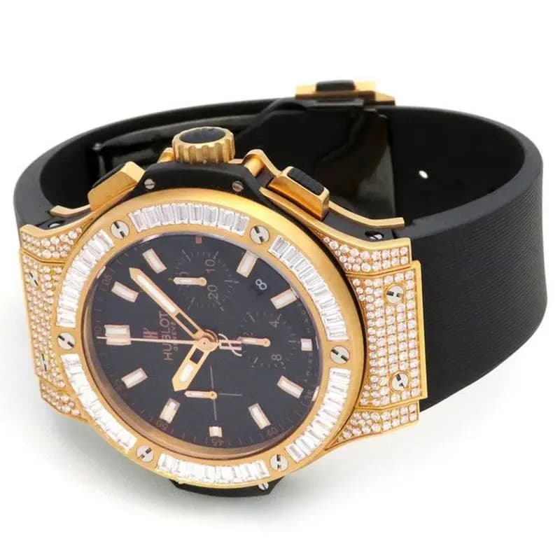 Hublot Big Bang Evolution Baguette Bezel, Diamond Lugs 301.PX.1180.RX.0904