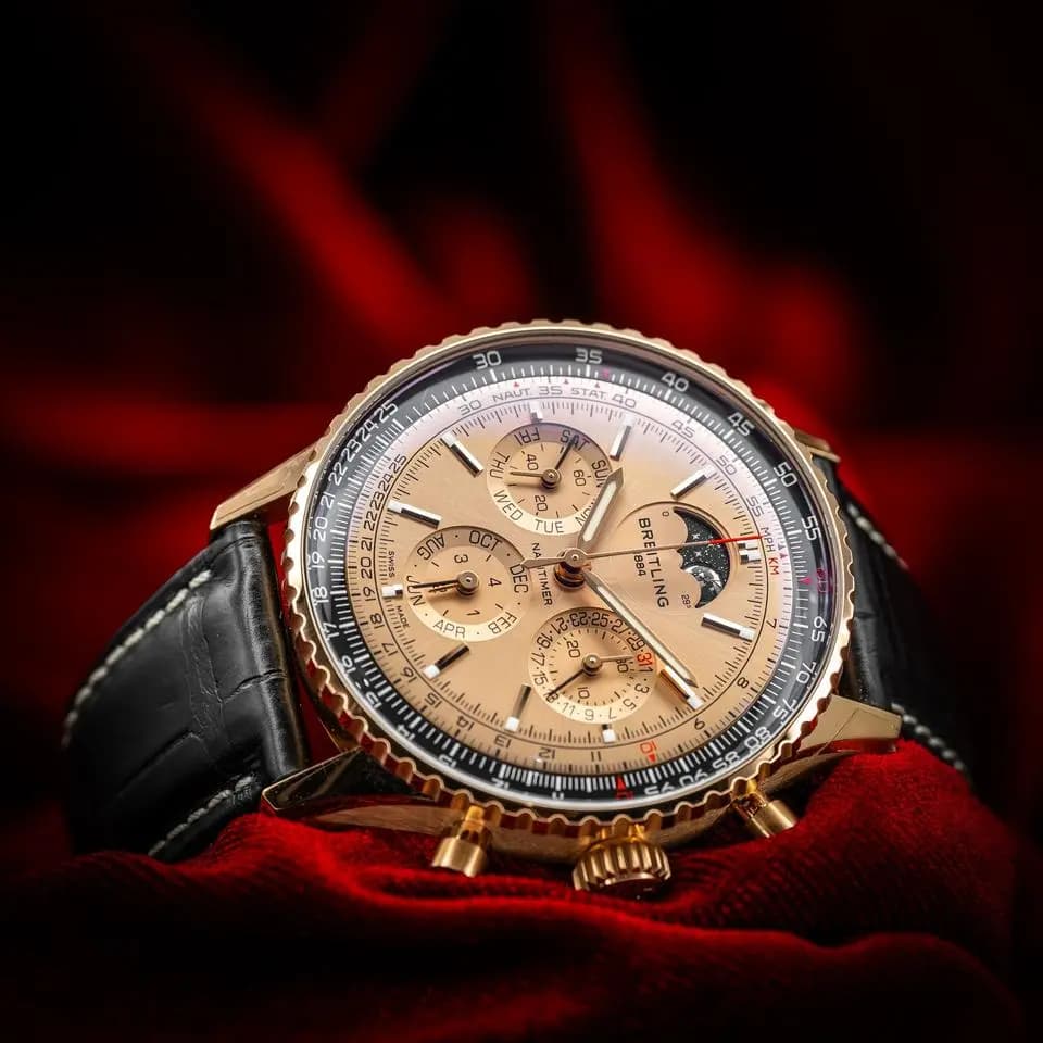 Breitling Navitimer B19 Chronograph 43 Perpetual Calendar 140th Anniversary RB19101A1H1P1