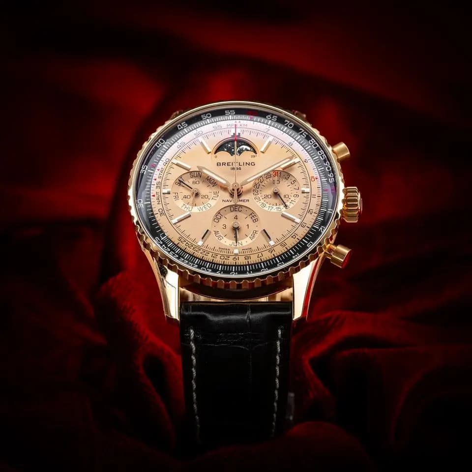 Breitling Navitimer B19 Chronograph 43 Perpetual Calendar 140th Anniversary RB19101A1H1P1