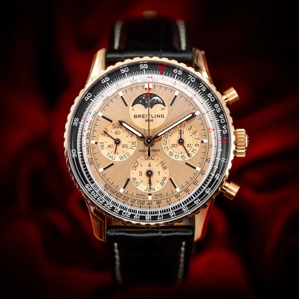 Breitling Navitimer B19 Chronograph 43 Perpetual Calendar 140th Anniversary RB19101A1H1P1