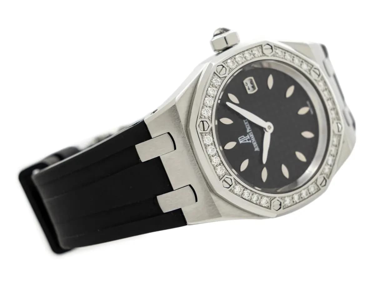 Audemars Piguet Royal Oak Lady Steel Black Tapisserie Dial 33mm Ref. 67601ST.ZZ.D002CR.01