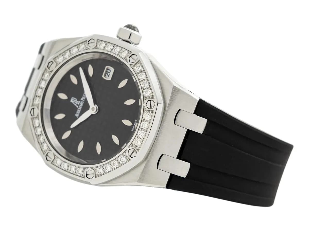 Audemars Piguet Royal Oak Lady Steel Black Tapisserie Dial 33mm Ref. 67601ST.ZZ.D002CR.01