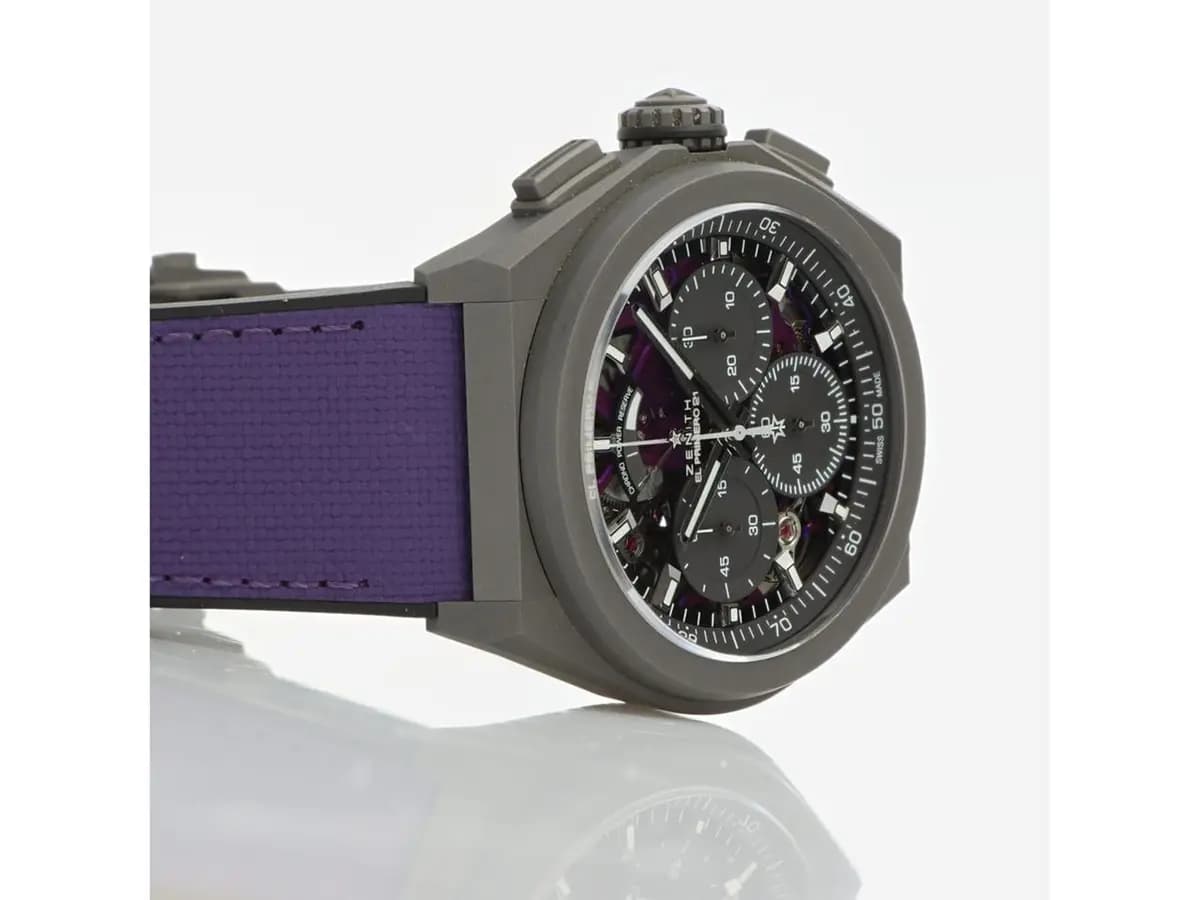 Zenith Defy El Primero 21 Ultraviolet Titanium Excellent Conditions Full Set 2021