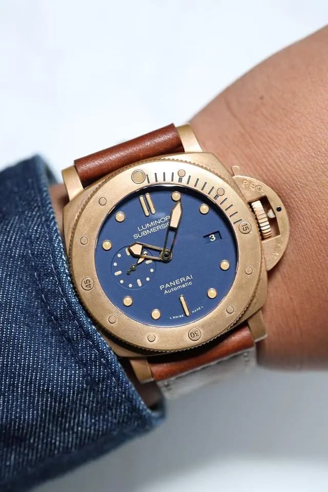 Panerai Submersible 1950 3 Days Bronze 47mm 2017 Full Set