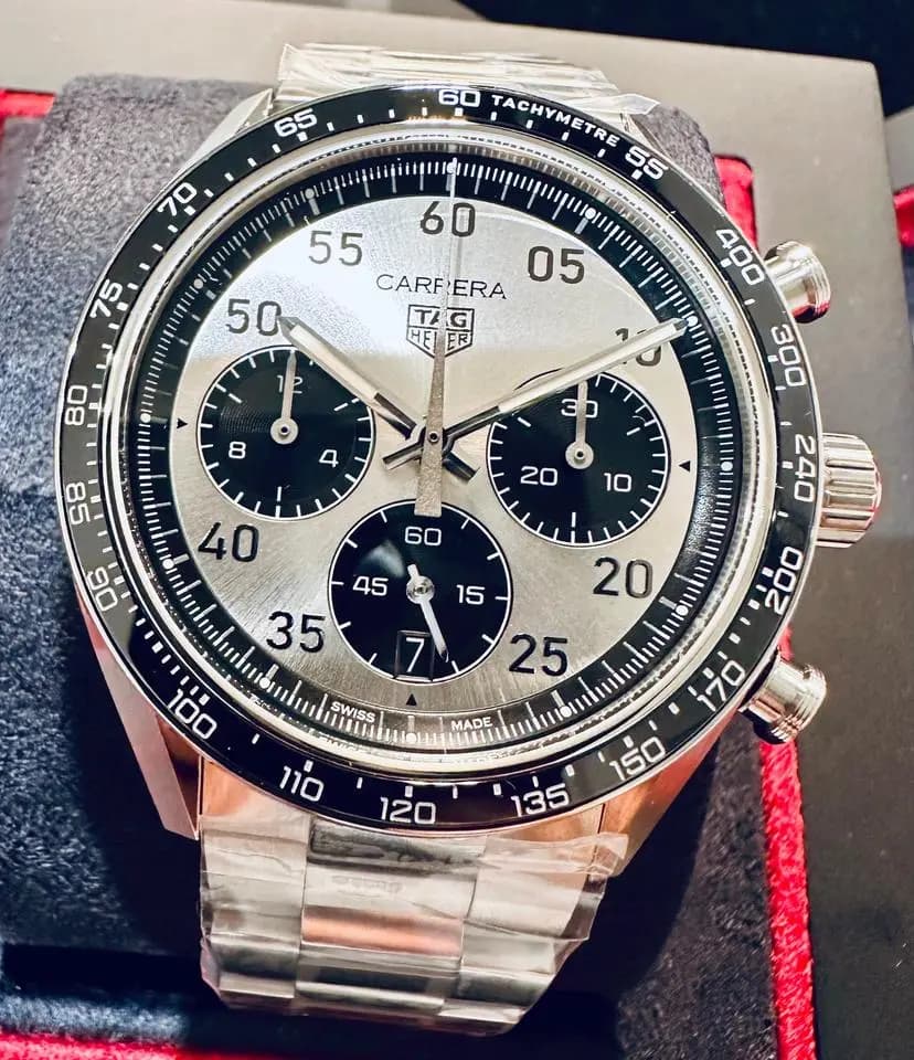 TAG Heuer Ungetragene Carrera Chronograph Sport Automatik 100M 42mm Full Set