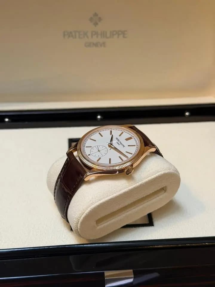 Patek Philippe Calatrava Rose Gold Like NEW 10/2024 // 1st owner // 6119R-001 Chrono24 Trusted Dealer France - Ready Stock