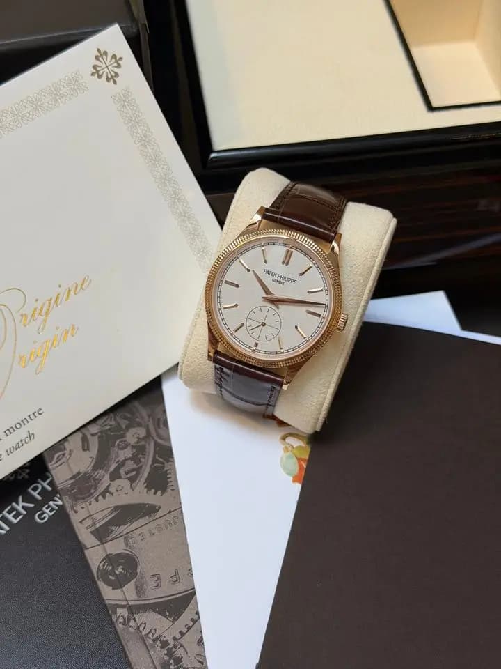 Patek Philippe Calatrava Rose Gold Like NEW 10/2024 // 1st owner // 6119R-001 Chrono24 Trusted Dealer France - Ready Stock