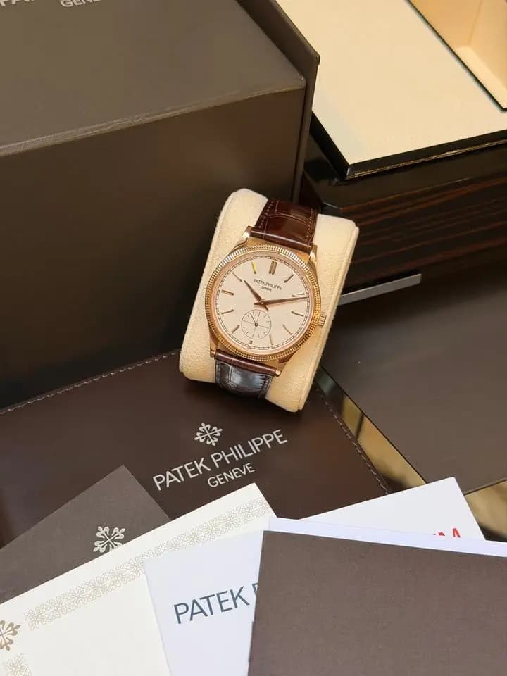 Patek Philippe Calatrava Rose Gold Like NEW 10/2024 // 1st owner // 6119R-001 Chrono24 Trusted Dealer France - Ready Stock