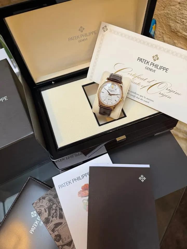Patek Philippe Calatrava Rose Gold Like NEW 10/2024 // 1st owner // 6119R-001 Chrono24 Trusted Dealer France - Ready Stock