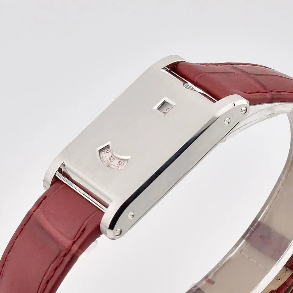 Cartier Tank A Guichets Limited Edition Platinum
