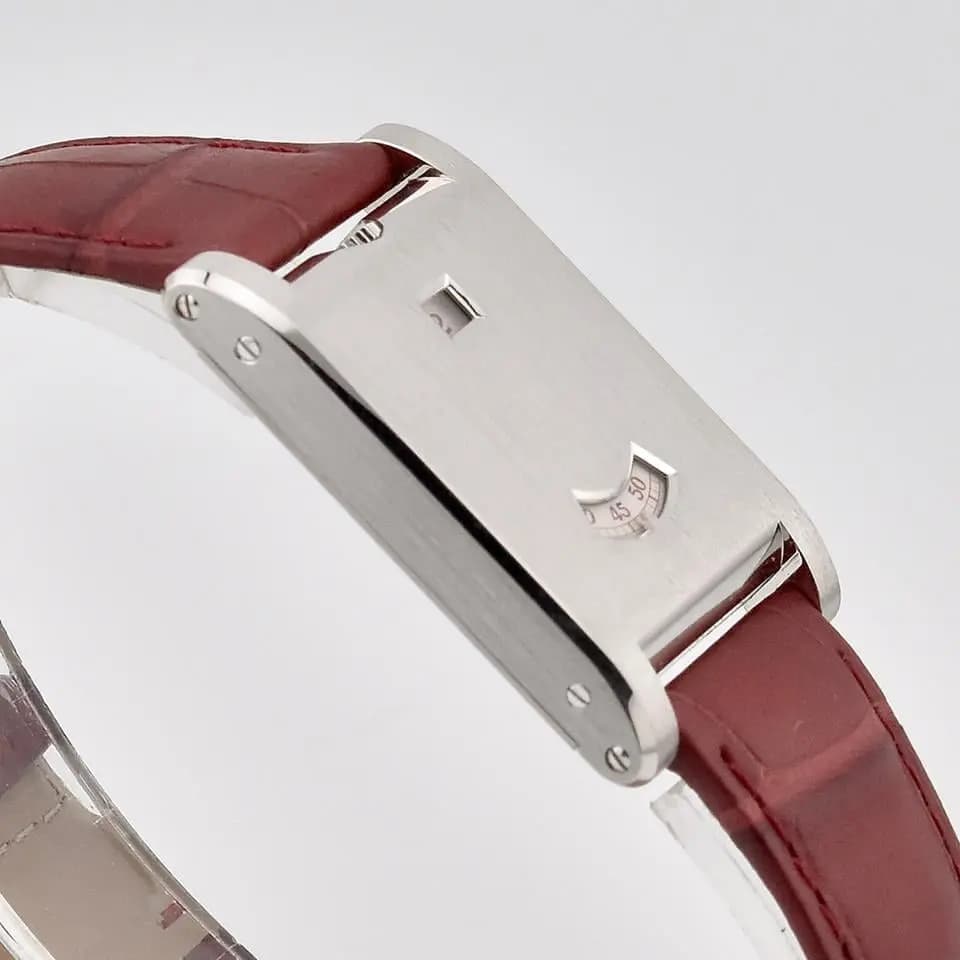 Cartier Tank A Guichets Limited Edition Platinum
