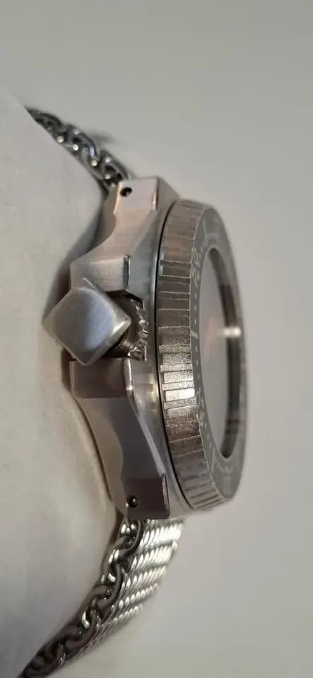 Omega Seamaster 600 PloProf Full Set, Omega Milanaisband, roter Sicherheitsdrücker extra
