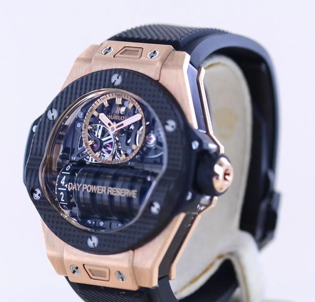 Hublot MP-11 18K Roségold King Gold 14 Days Carbon 3D Limited Luxusuhr B+P