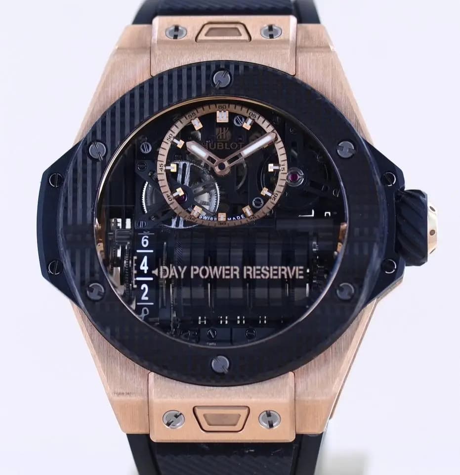 Hublot MP-11 18K Roségold King Gold 14 Days Carbon 3D Limited Luxusuhr B+P