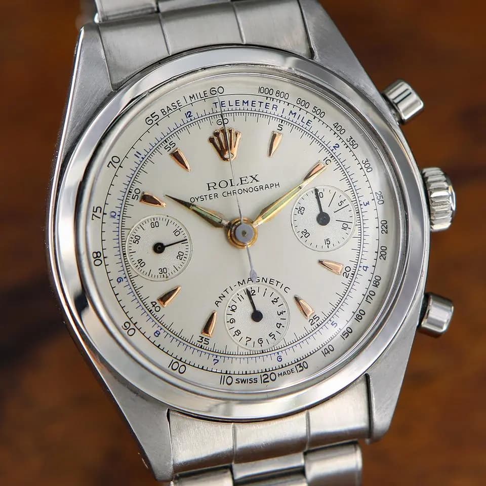 Rolex Vintage Chronograph Ref. 6234, Stainless Steel, from year 1957