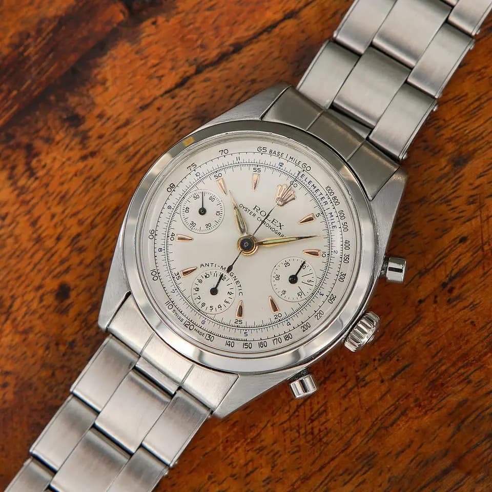 Rolex Vintage Chronograph Ref. 6234, Stainless Steel, from year 1957