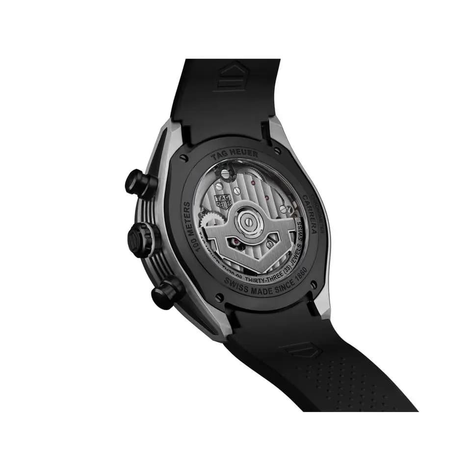 TAG Heuer Carrera Tourbillon CBU5080.FT6272 TAG Heuer Carrera Chronograph Tourbillon Extreme Sport - Automatic, 44 mm, Titanium coated with black DLC