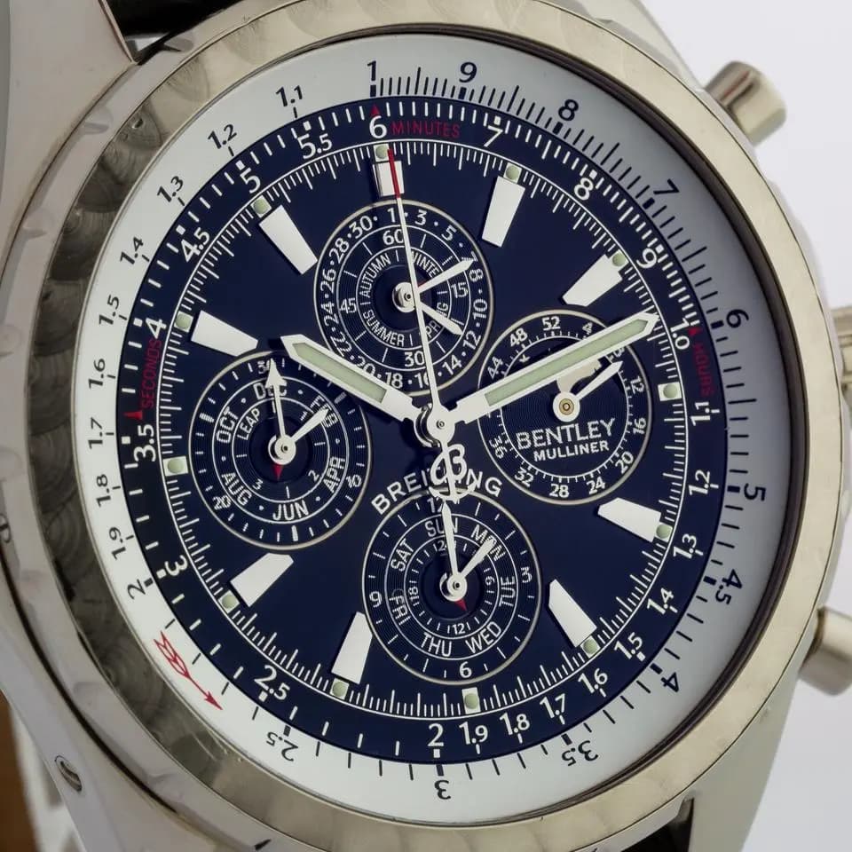 Breitling for Bentley Mark VI Mulliner Perpetual Calendar Limited Edition J29362 White Gold - FULL SET - ONE YEAR WARRANTY No Extra Taxes for EU Buye