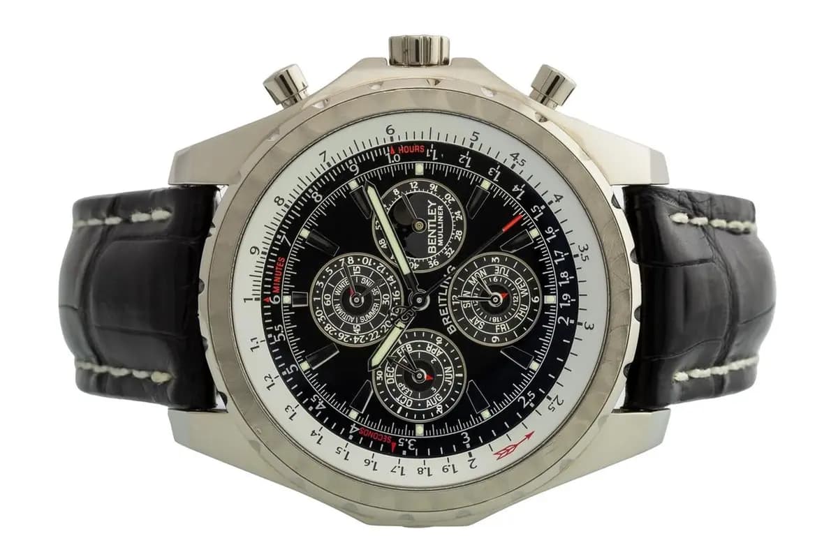 Breitling for Bentley Mark VI Mulliner Perpetual Calendar Limited Edition J29362 White Gold - FULL SET - ONE YEAR WARRANTY No Extra Taxes for EU Buye