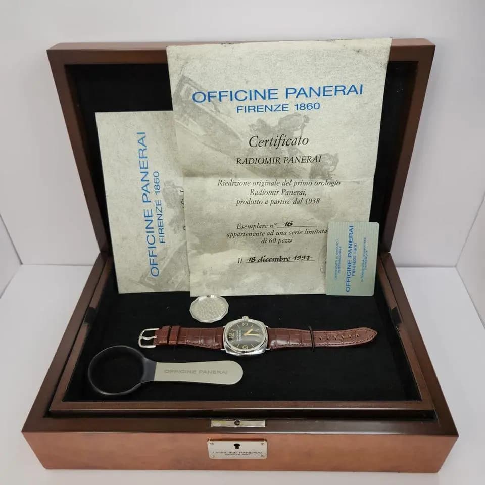 Panerai Radiomir Rolex Movement Platinium Limited Edition 47mm Completo