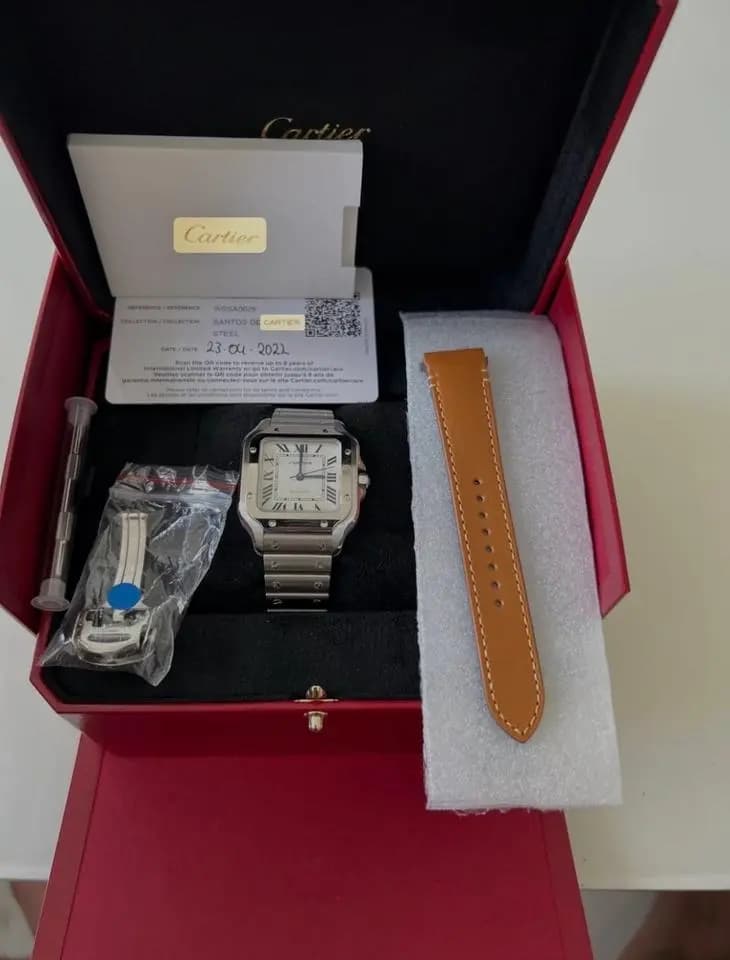 Cartier Santos De Cartier Full Set