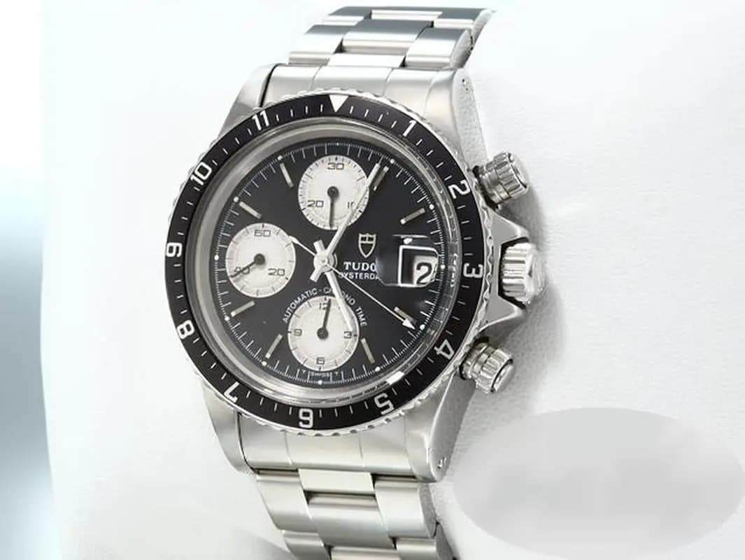 Tudor Big Block Oysterdate Chronograph 94210 Automatik Edelstahl Chrono Stahl Steel Black Dial