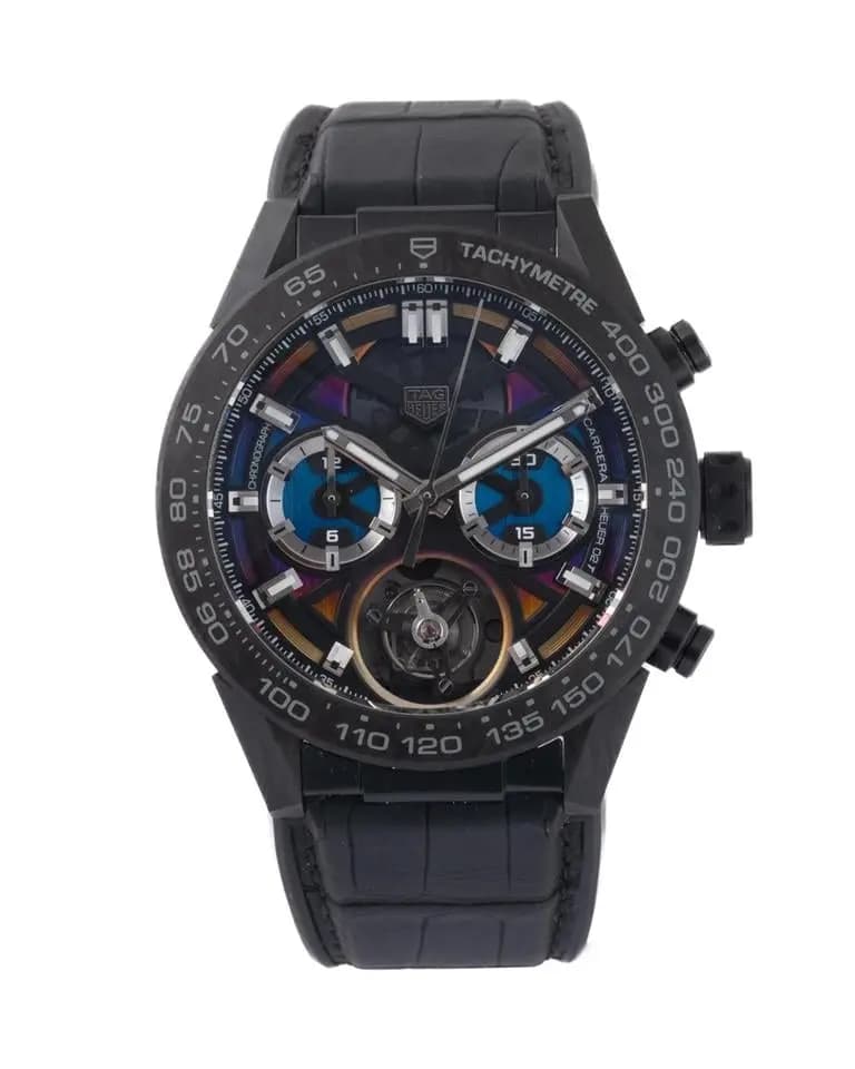 TAG Heuer Carrera Chronograph Tourbillon Polychrome - CAR5A8AF.FC6415 - 2023