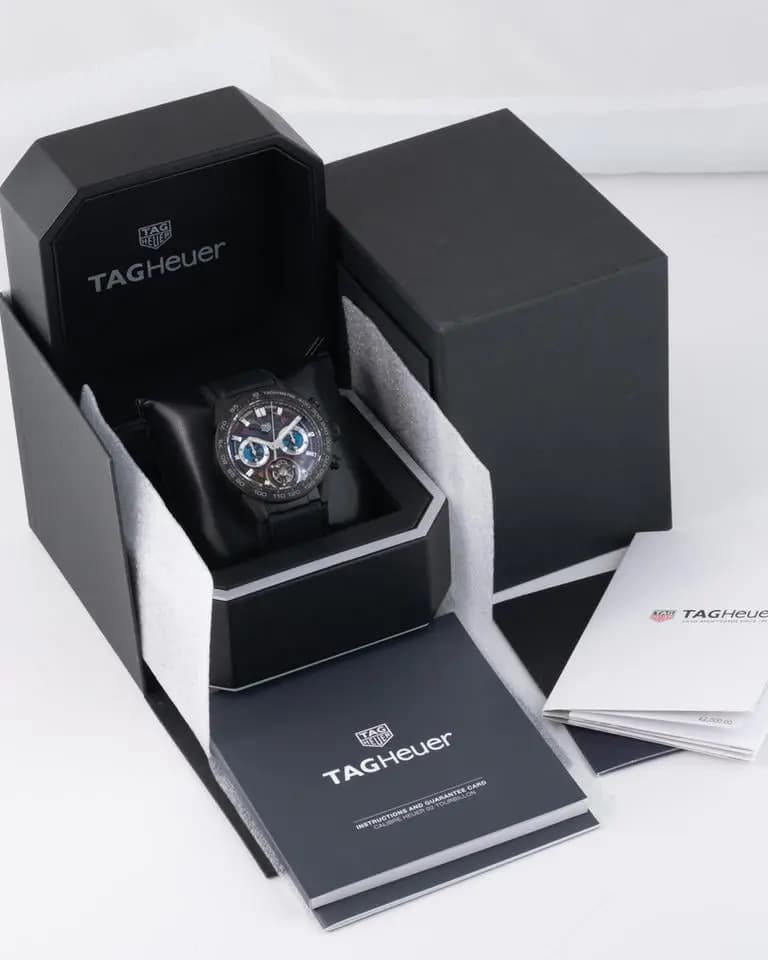 TAG Heuer Carrera Chronograph Tourbillon Polychrome - CAR5A8AF.FC6415 - 2023