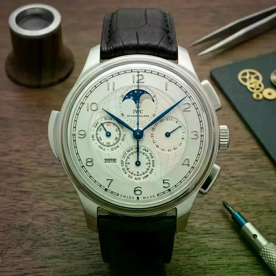 IWC | Portugieser Grande Complication Platin | Ref. IW377401 - Full Set - NOS - Limitiert