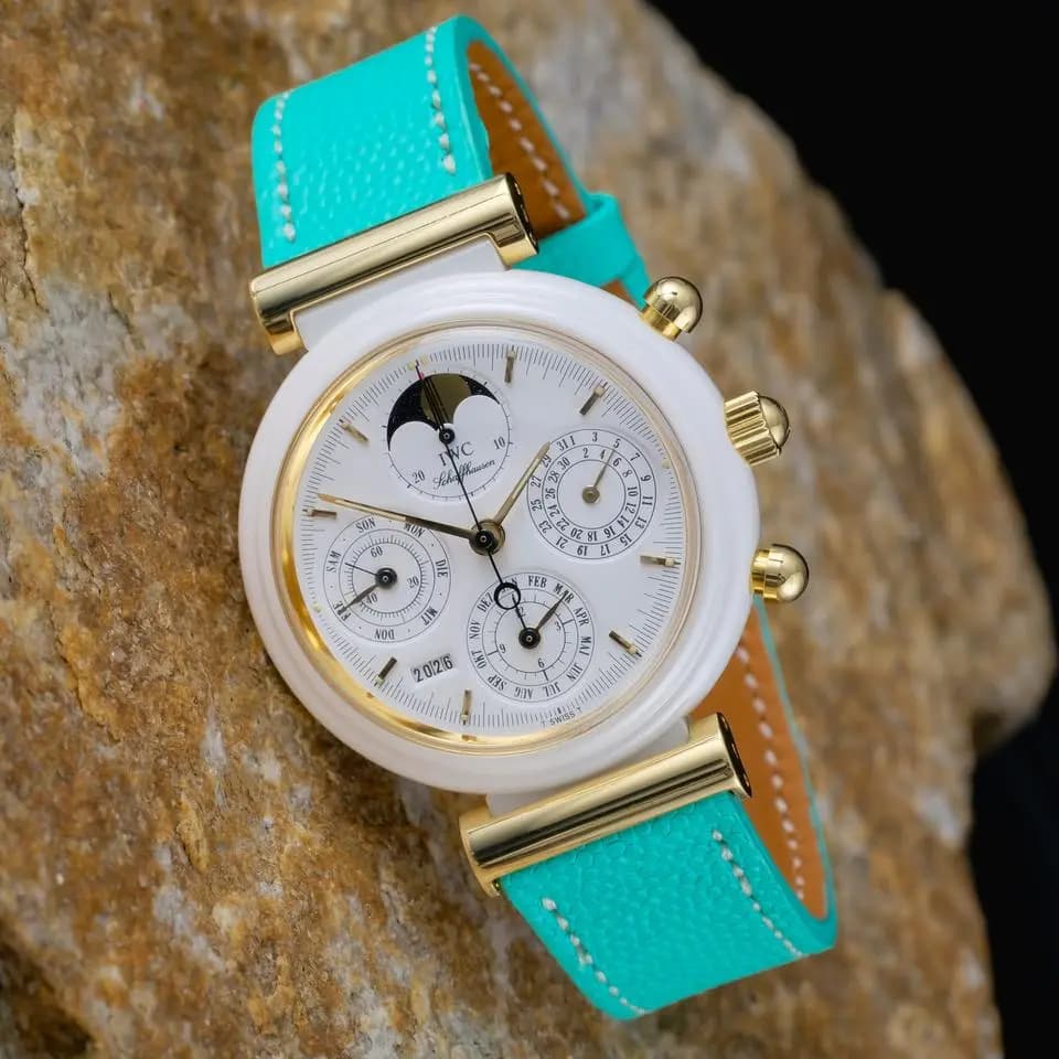 IWC Da Vinci ref.IW3755 in white ceramic, est. 20 pieces made