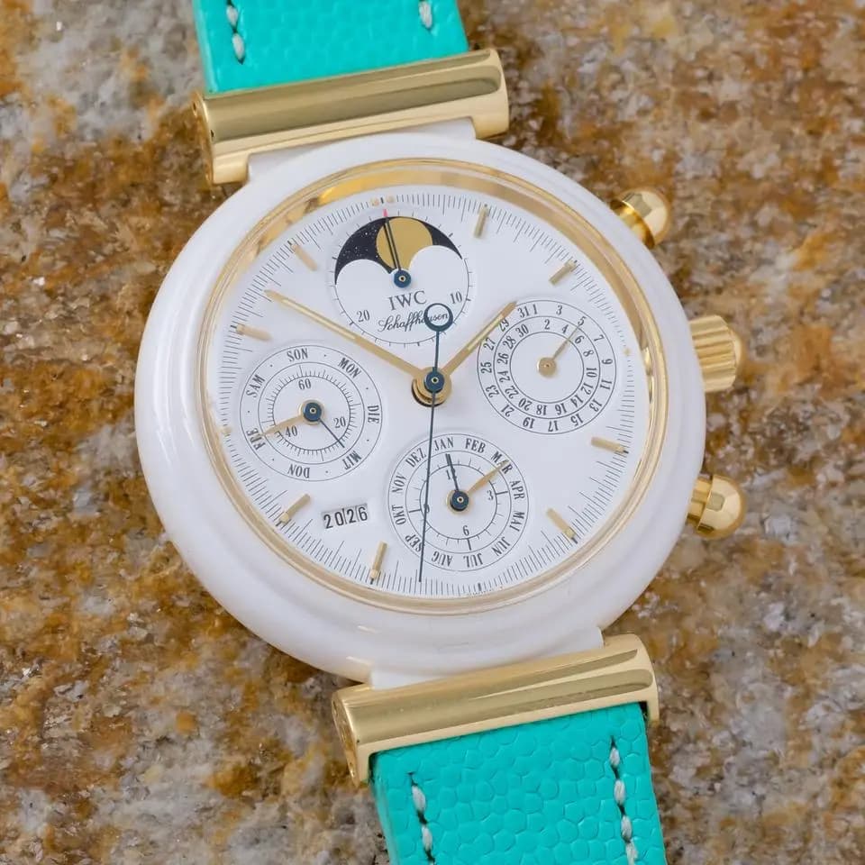 IWC Da Vinci ref.IW3755 in white ceramic, est. 20 pieces made