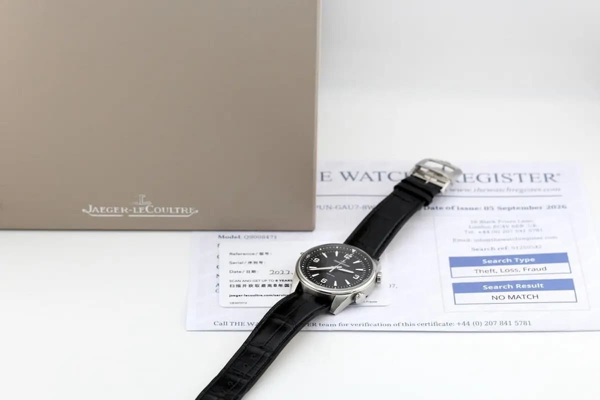 Jaeger-LeCoultre Polaris Traumzustand Box und Garantiekarte