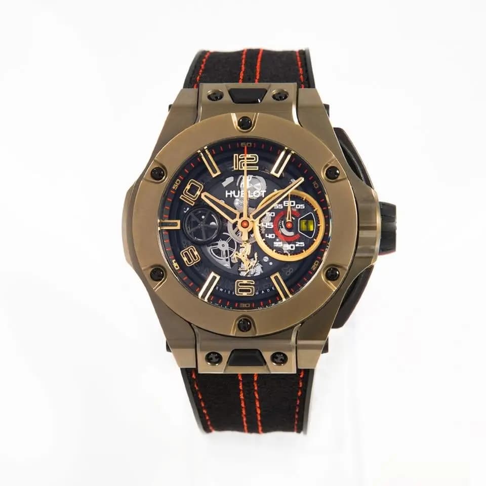 Hublot Big Bang Ferrari Unico Magic Gold 06/2019 top condition box papers