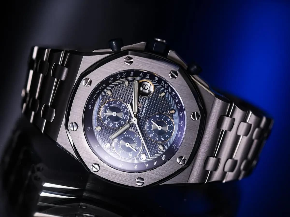 Audemars Piguet AUDEMARES PIGUET Vintage OFFSHORE THE BEAST Ref 25721ST Stainless Steel Double Folding Clasp Bj-1994 Excellent Rare Early