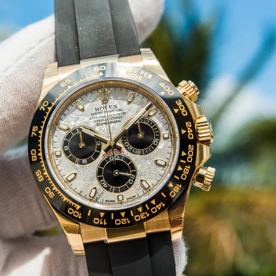 Rolex Daytona 116518LN | Meteorite Dial | Yellow Gold