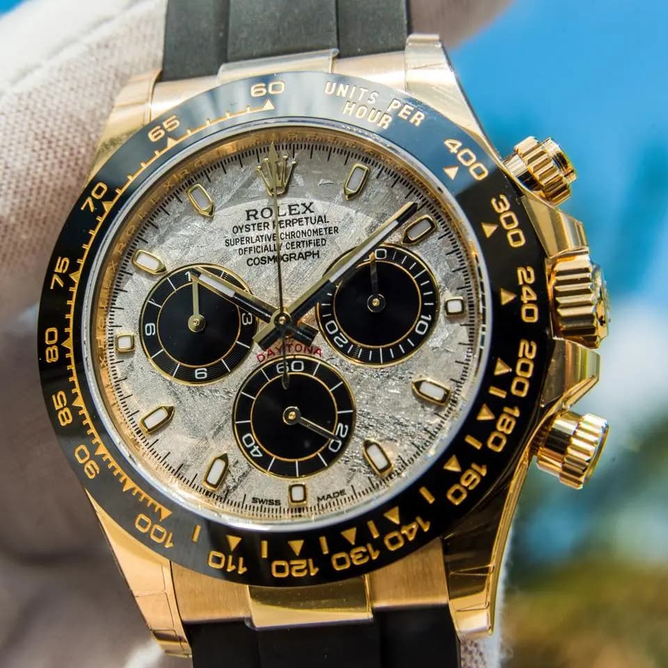 Rolex Daytona 116518LN | Meteorite Dial | Yellow Gold