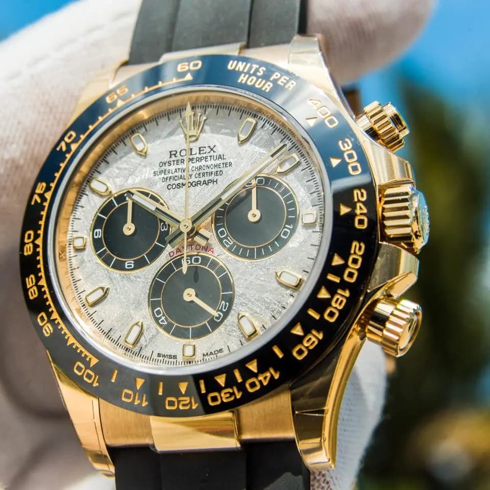 Rolex Daytona 116518LN | Meteorite Dial | Yellow Gold