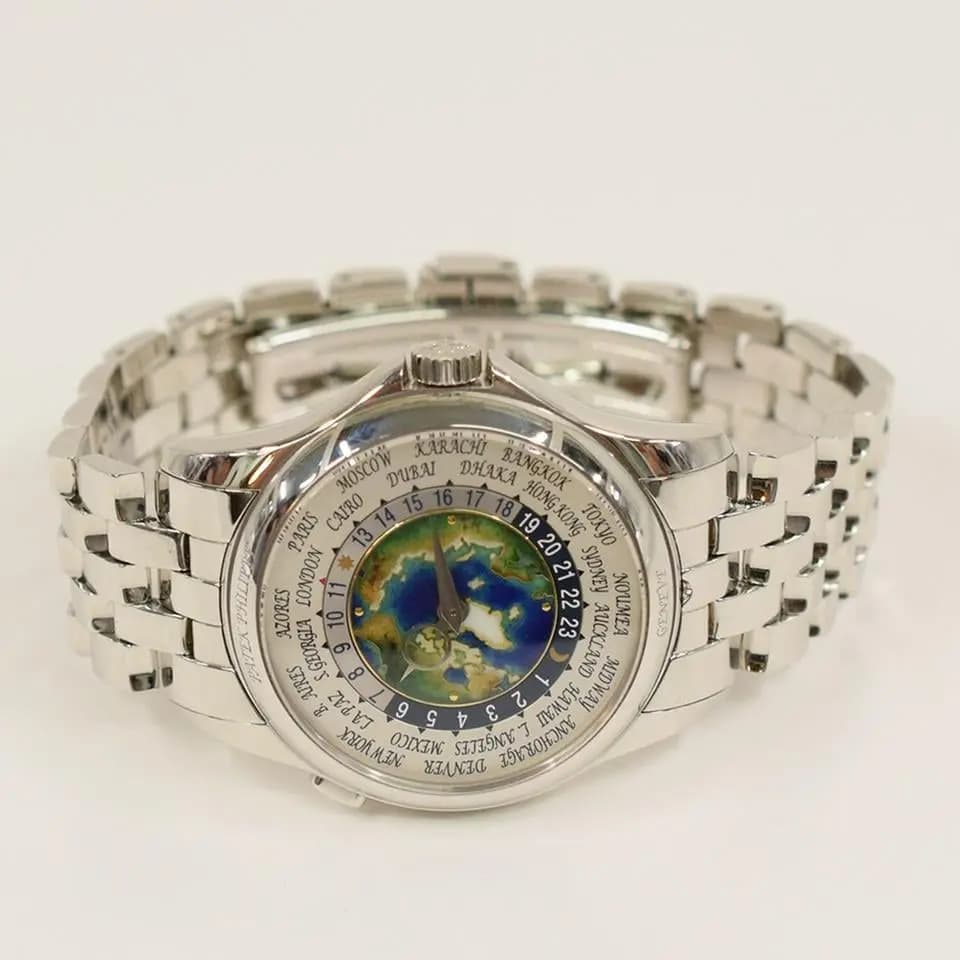 Patek Philippe World Time Platinum White Dial 5131/1P-001