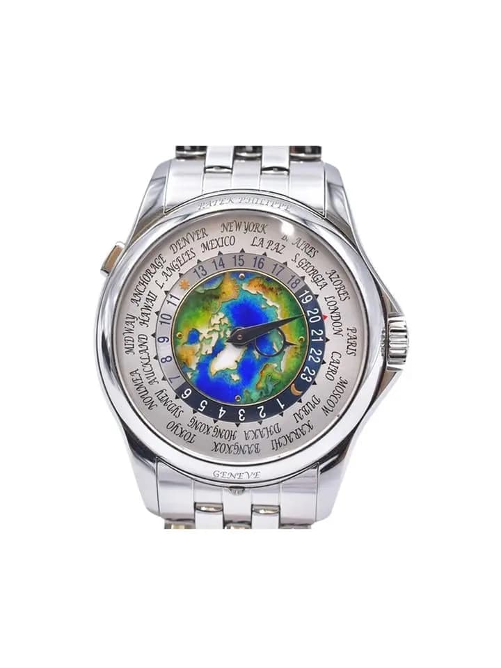 Patek Philippe World Time Platinum White Dial 5131/1P-001