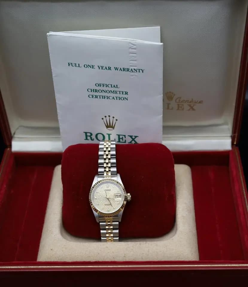 Rolex Lady-Datejust Fullset / Saphirglas