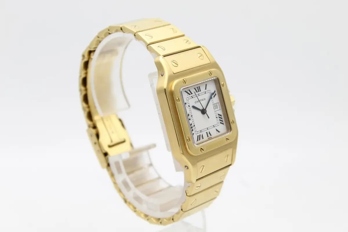 Cartier Santos OR Massif / Papers / Nice Condition