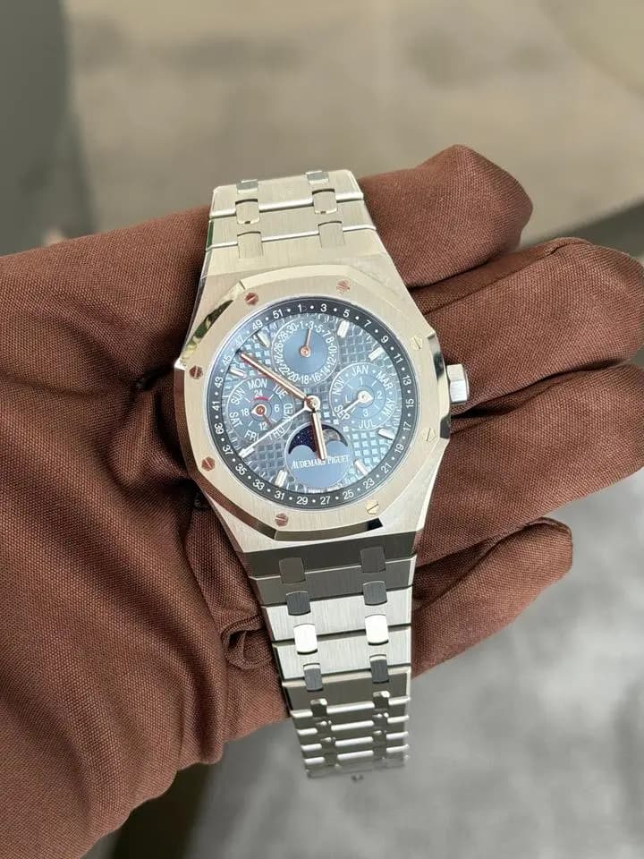 Audemars Piguet Royal Oak 26674ST Perpetual Calendar 2025 Stainless Steel Blue 41mm