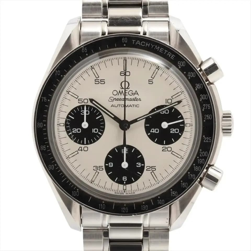 Omega Omega Speedmaster Marui Limited Model 3510.21 SS SS AT White Dial