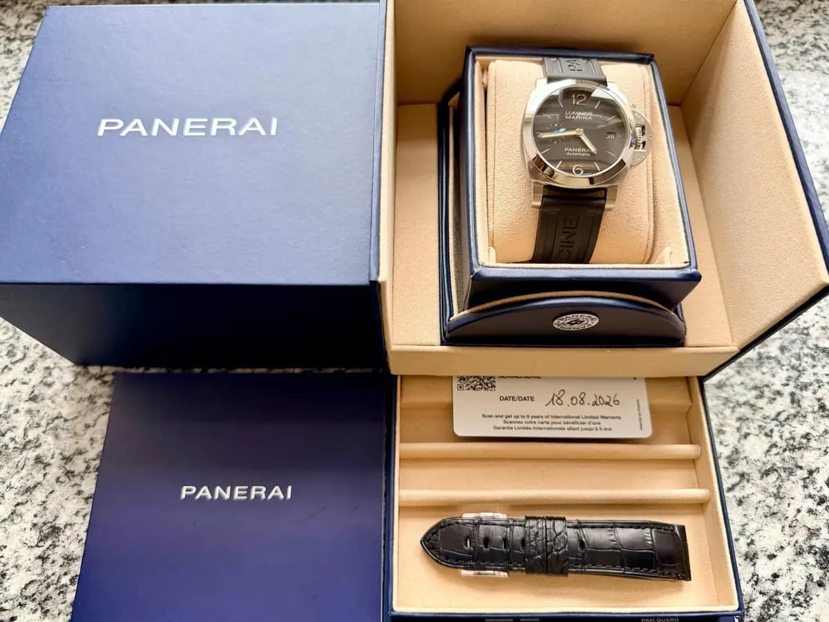 Panerai Luminor 1950 PAM01372 Quaranta 40mm aus 08/2026 Garantie bis 08/2034