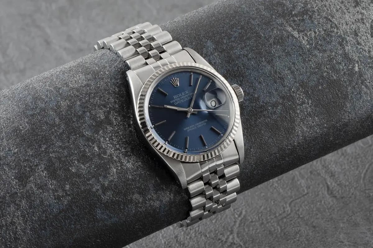 Rolex Datejust 36 | 16014 | Lavender Aged Dial | Whitegold Bezel | Vintage | with Box