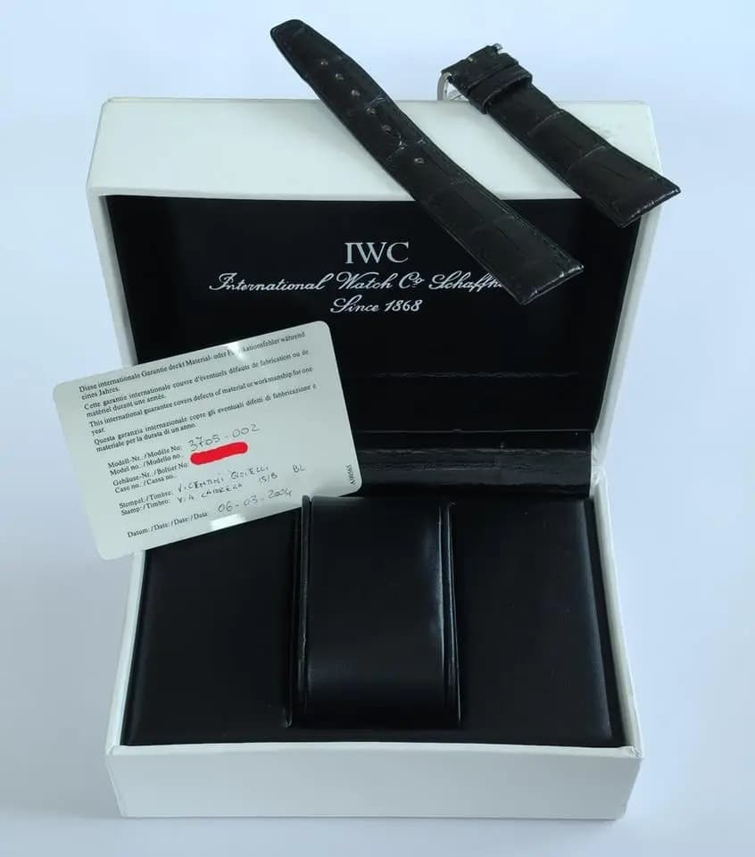 IWC Chronograph Full set condizioni top, 3705 originale